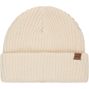 2025 Billabong Mujer Alta Rib Beanie EBJHA00121 - White Cap